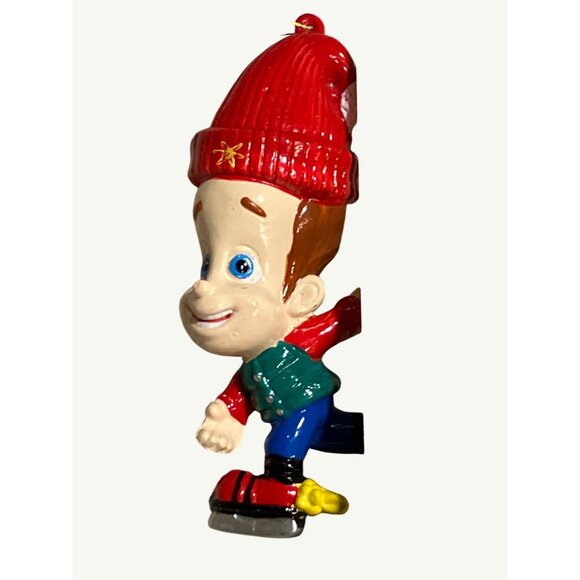 Jimmy Neutron Christmas Ornament - Retro Cartoon Skating Boy Figurine - Picture 7 of 7